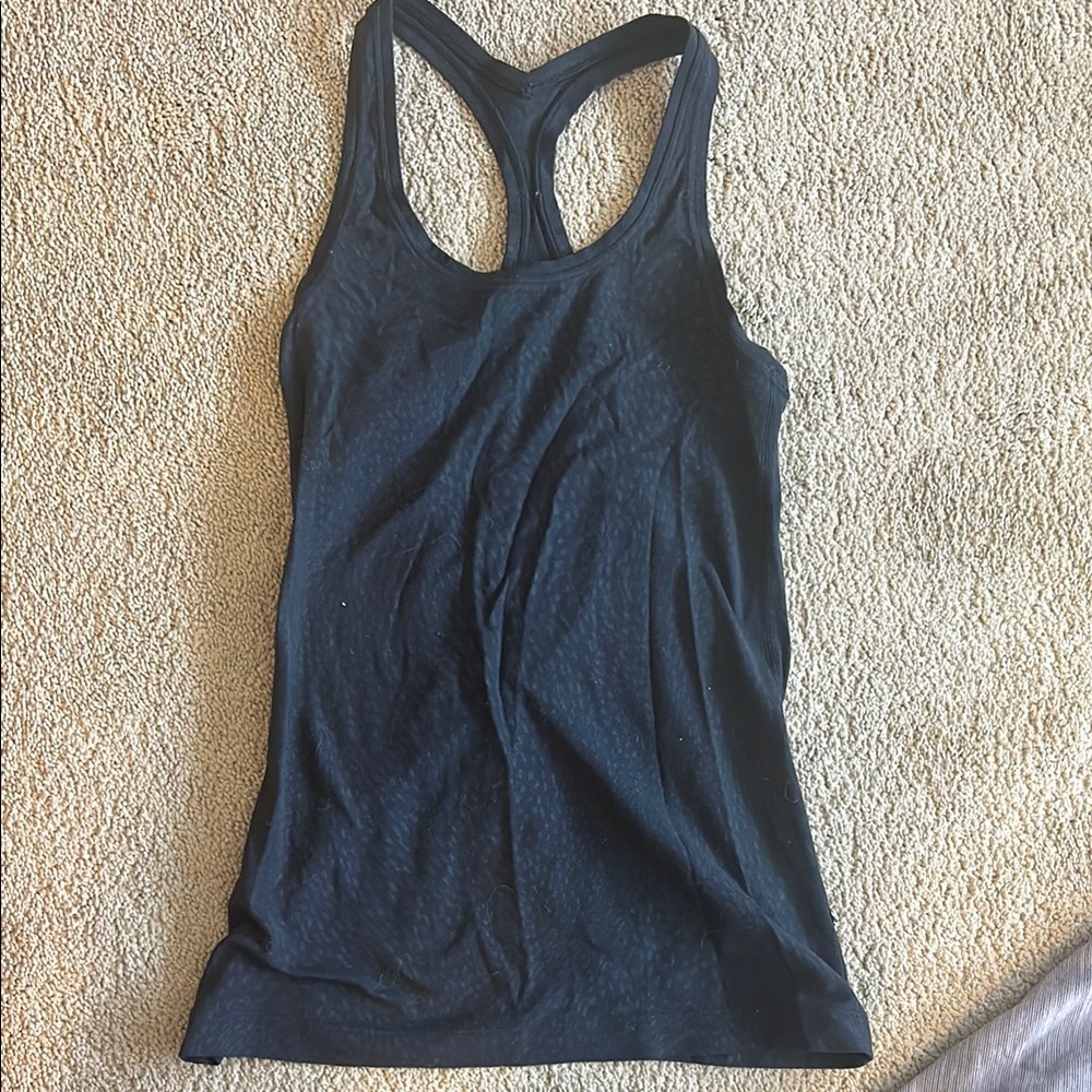 lululemon athletica Black Tank Top